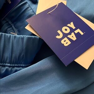 JoyLab Blue Satin Pants NEW